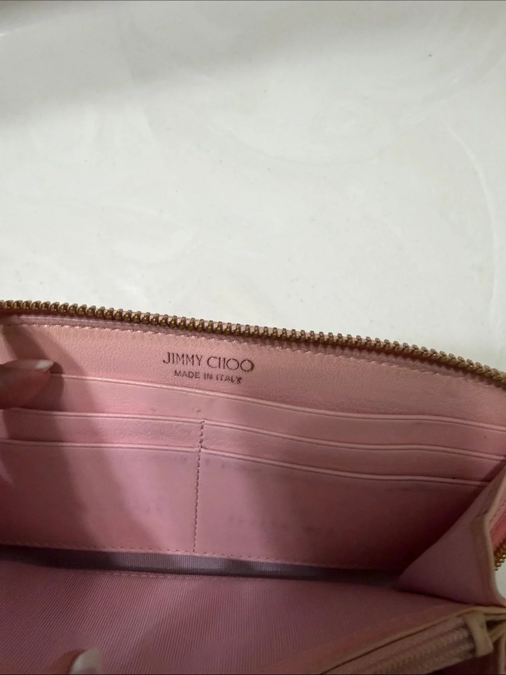 Jimmy Choo zip around